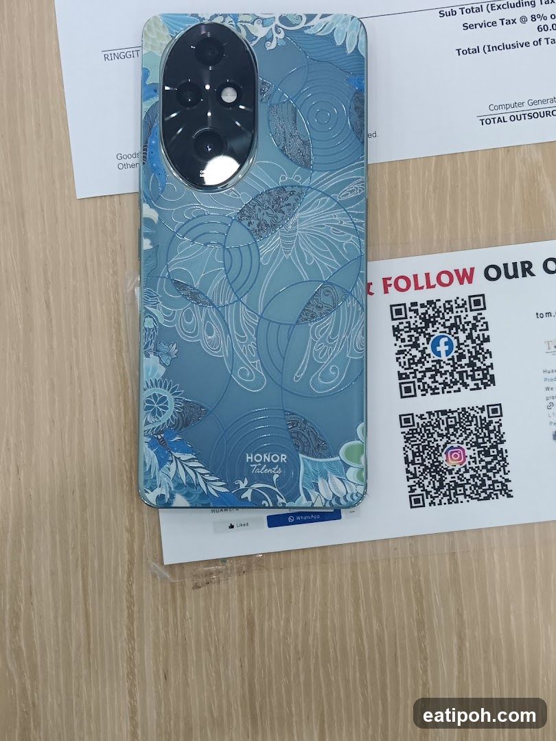 Phone Case with Decorative Design