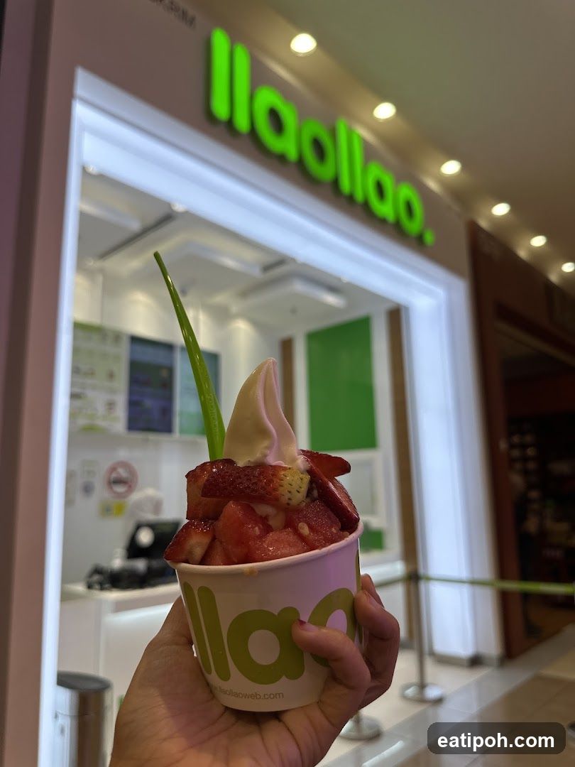 Frozen Yogurt with Fruit