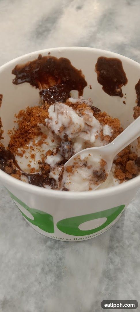Frozen Yogurt with Toppings