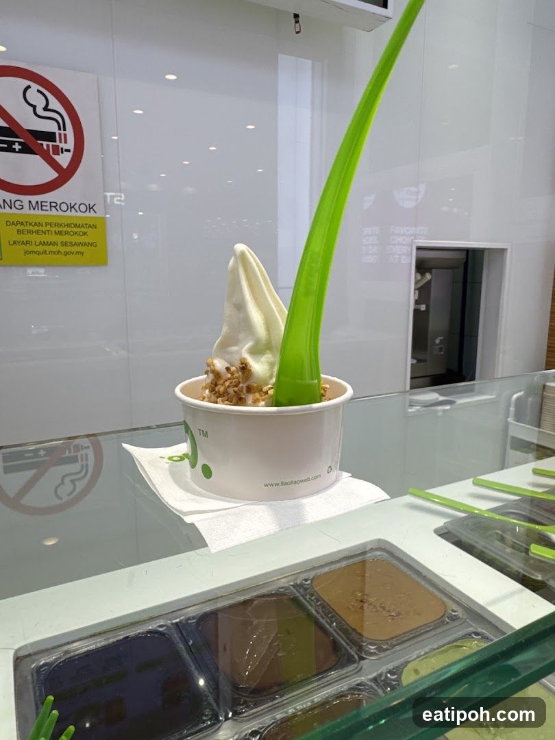 Frozen Yogurt with Toppings