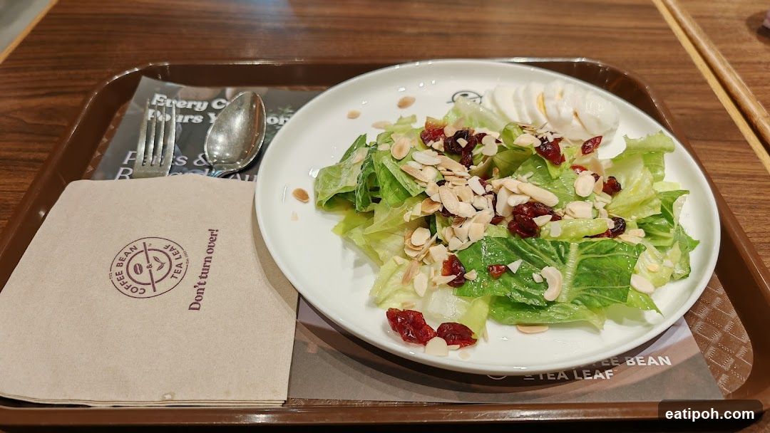 Salad with Egg and Cranberries