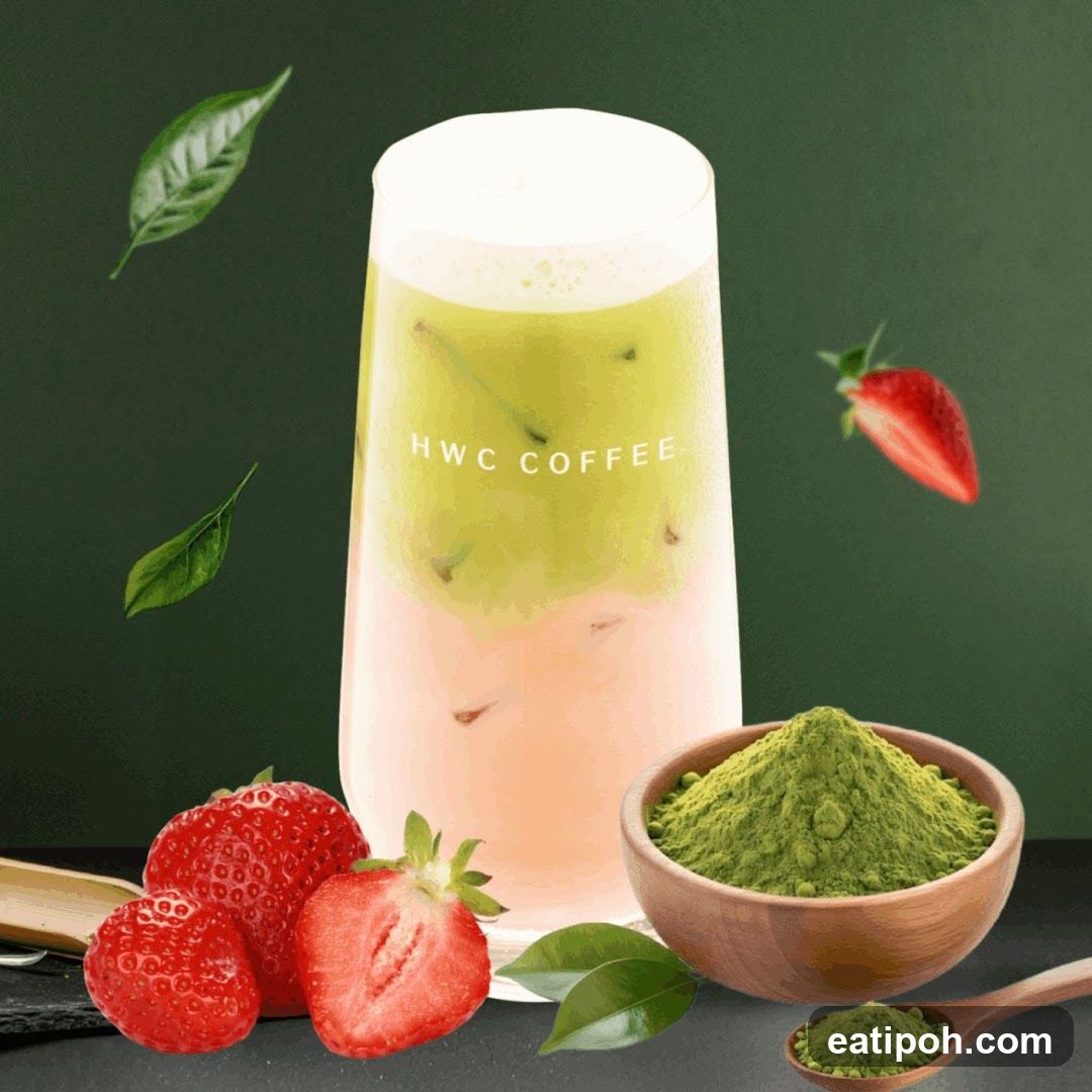 Strawberry Matcha Latte