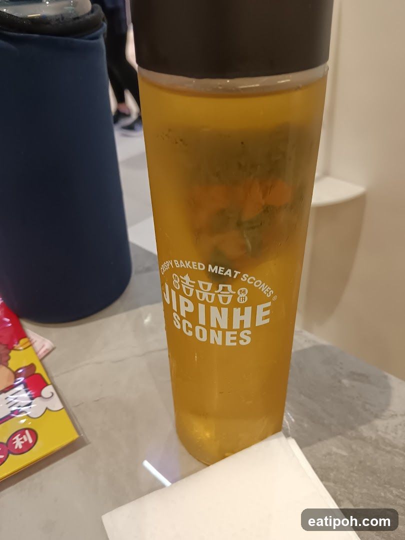 Drink with logo
