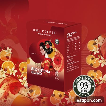 HWC Coffee Red Geisha Blend Drip Bag Packaging
