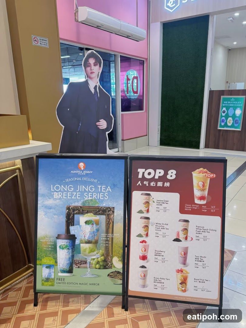 Auntea Jenny Menu and Promotion