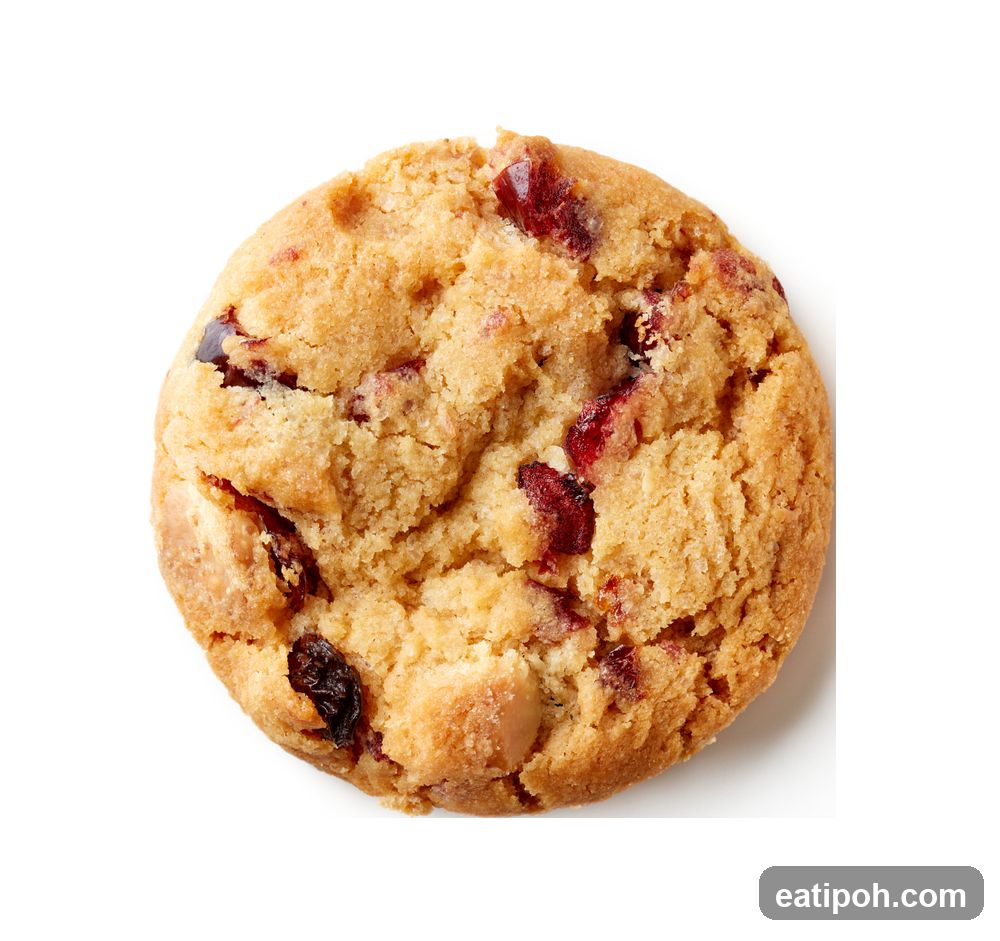 Cranberry White Chocolate Chip Cookie
