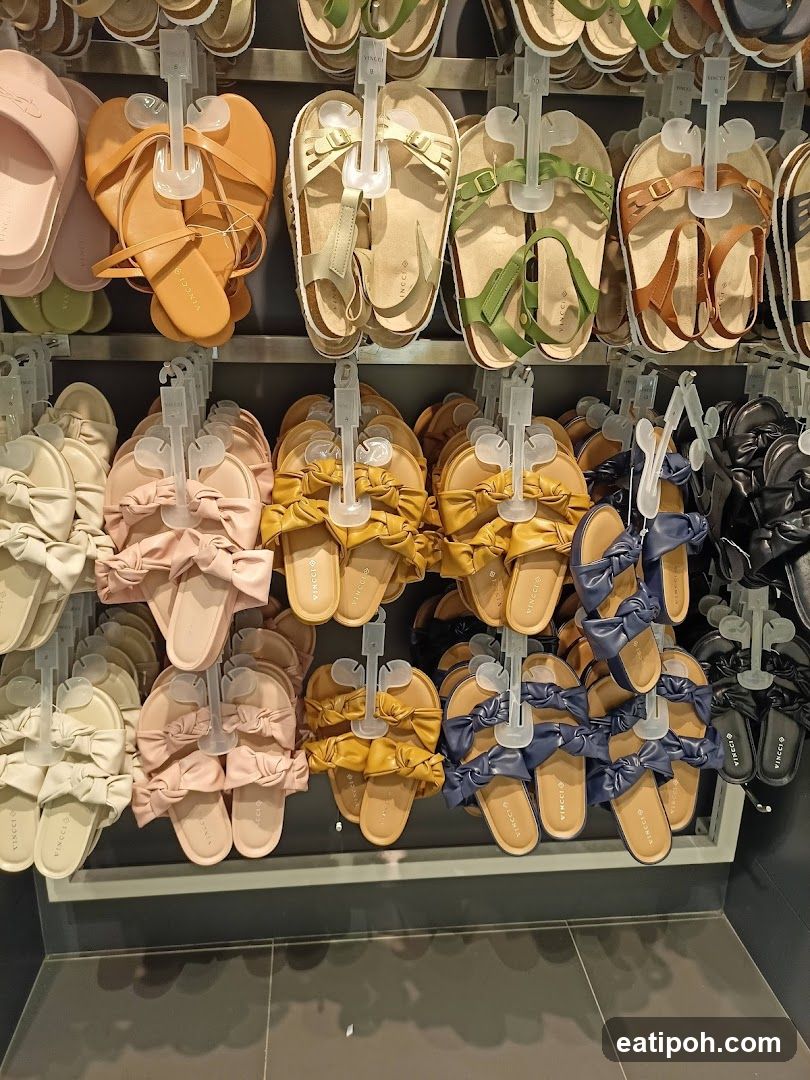 Sandals Display
