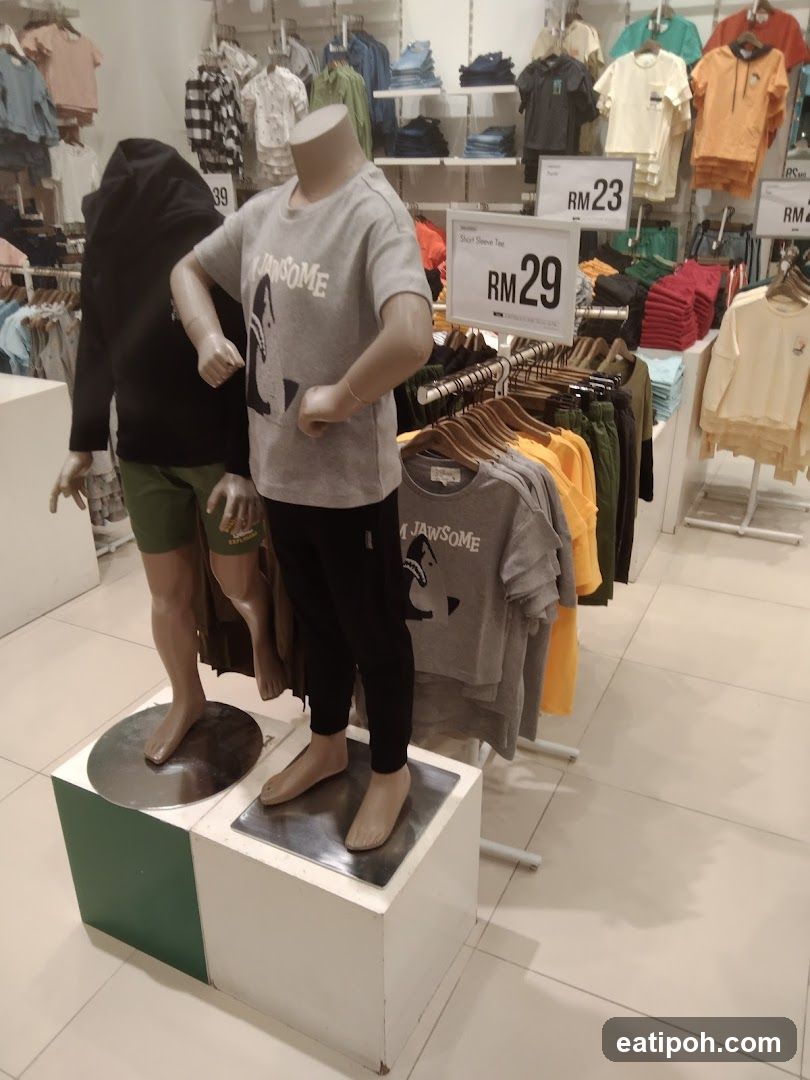 Mannequins in a clothing store