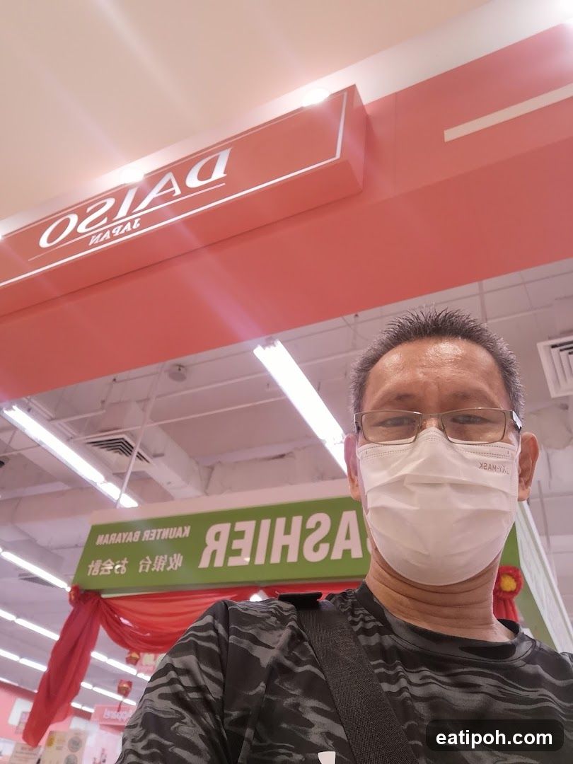 Man in Daiso Store