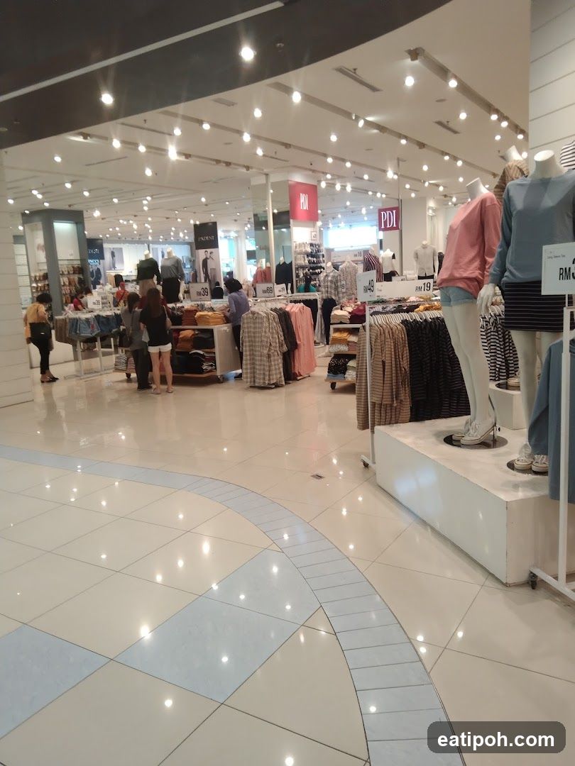 Clothing store interior