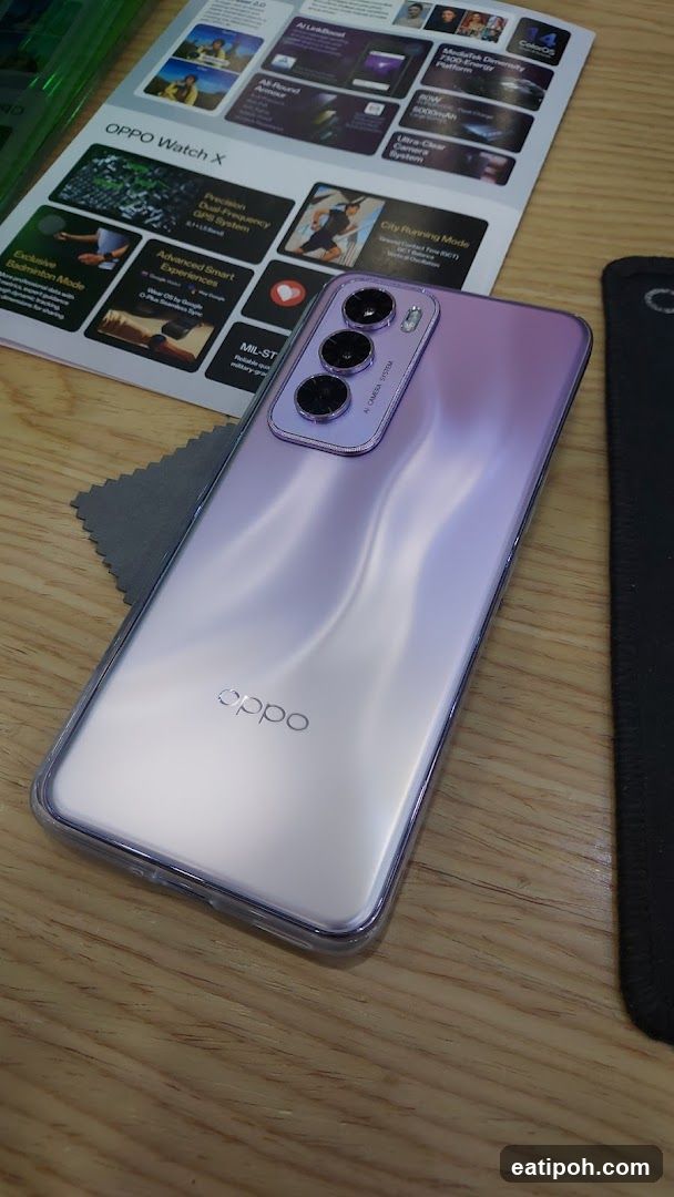 OPPO Watch X promotional material with phone