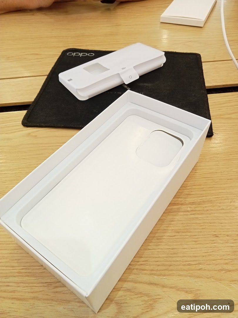 Oppo product packaging