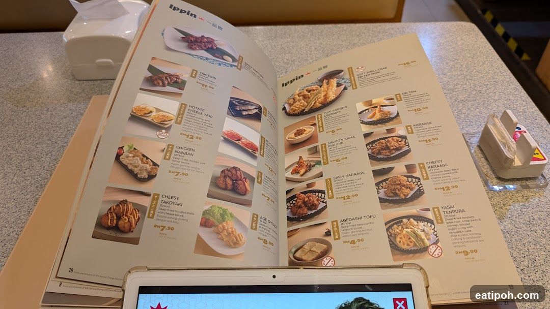 Ippin Menu