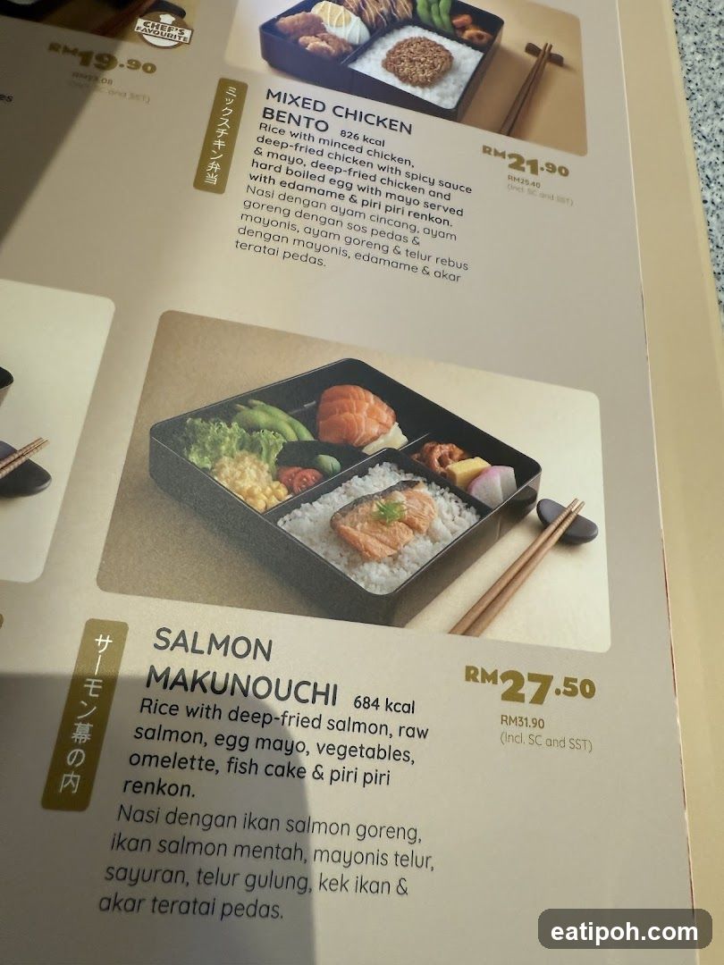 Bento Menu