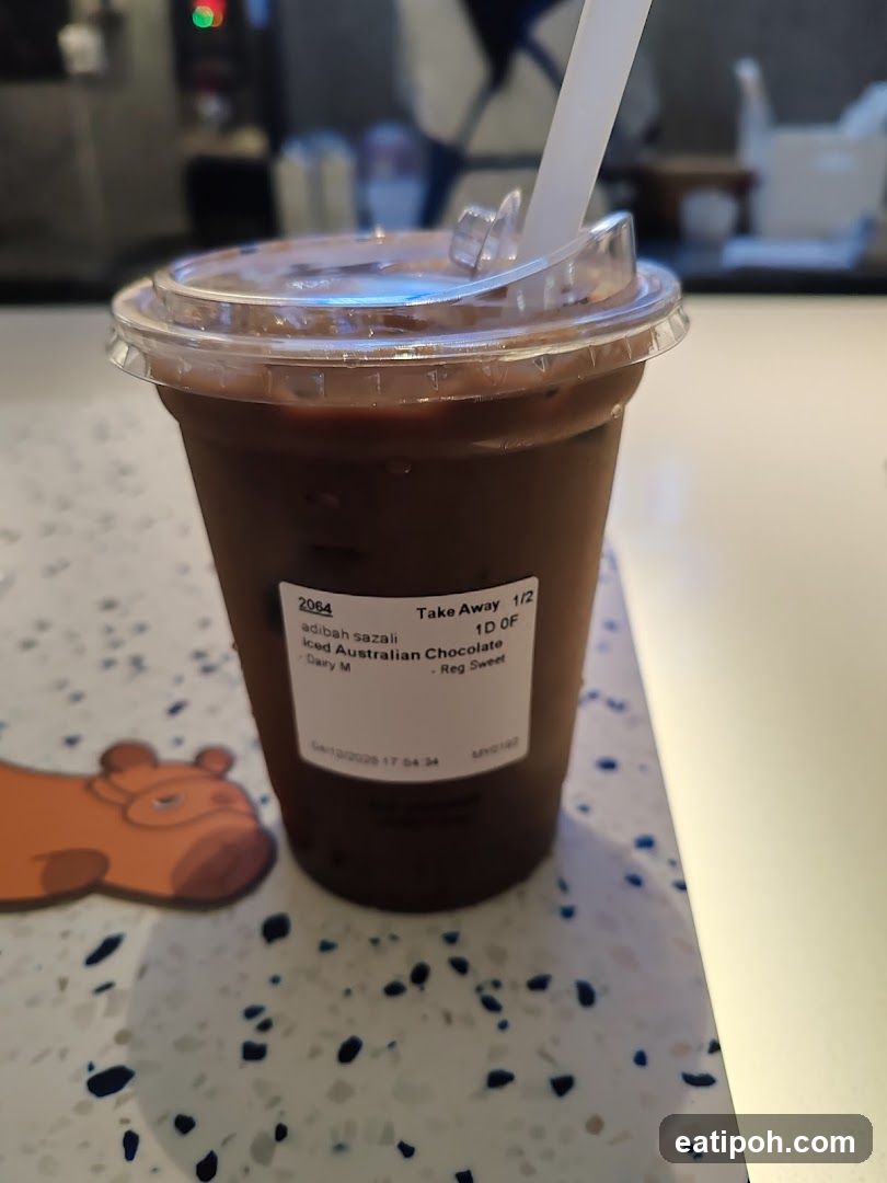 Iced Australian Chocolate Drink