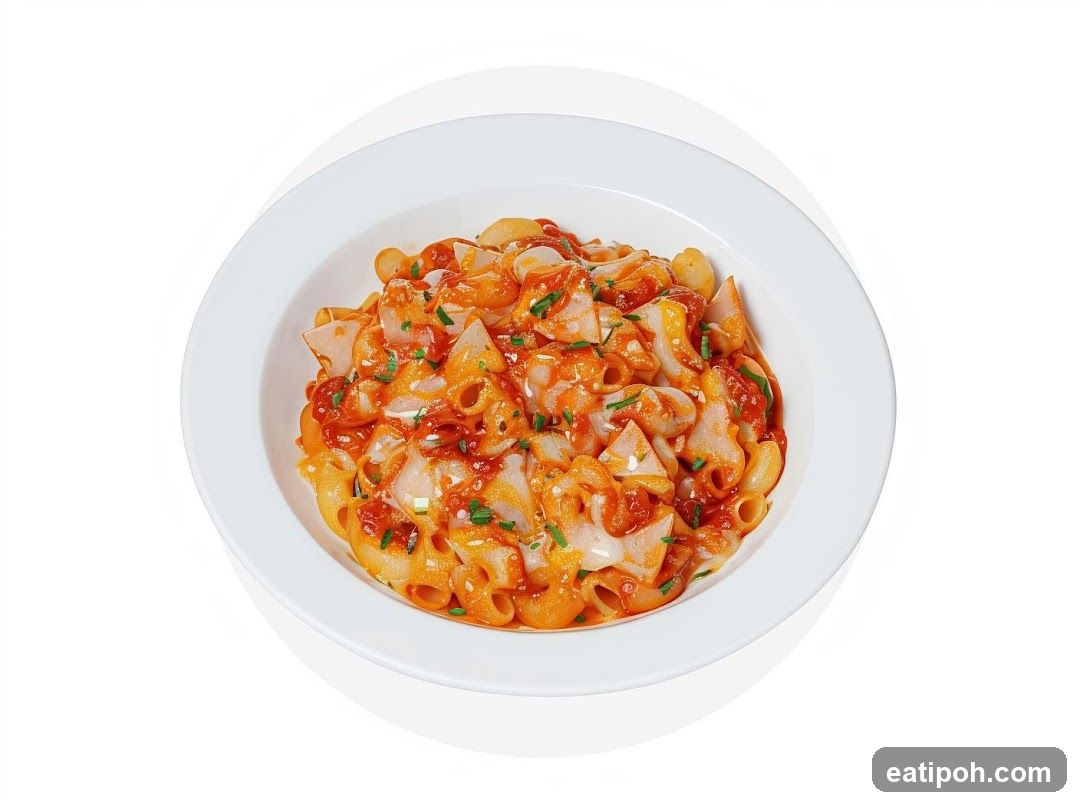 Pasta with Sauce and Cheese