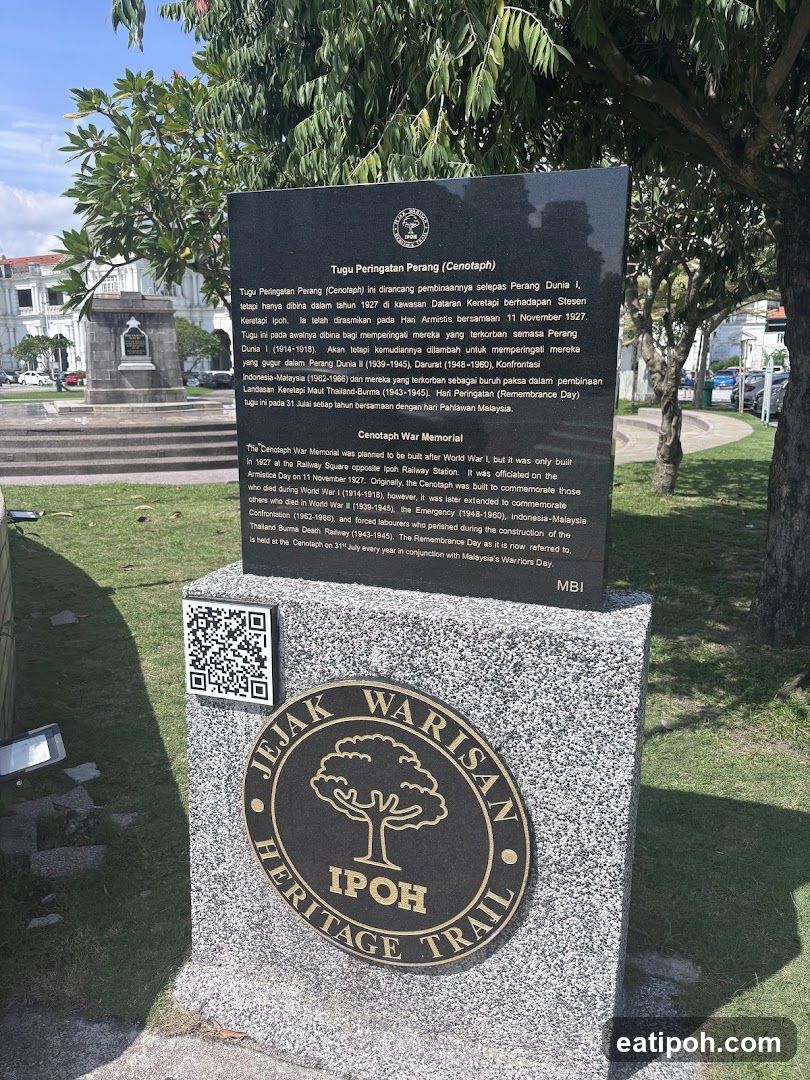 Ipoh Heritage Trail Cenotaph War Memorial