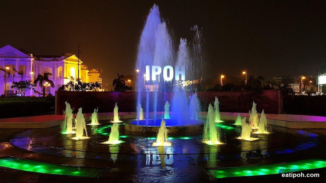 Ipoh Fountain at Night