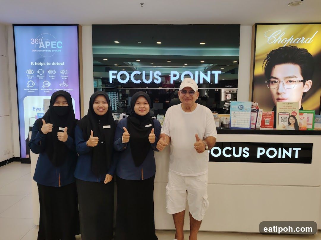 Focus Point Staff with Customer