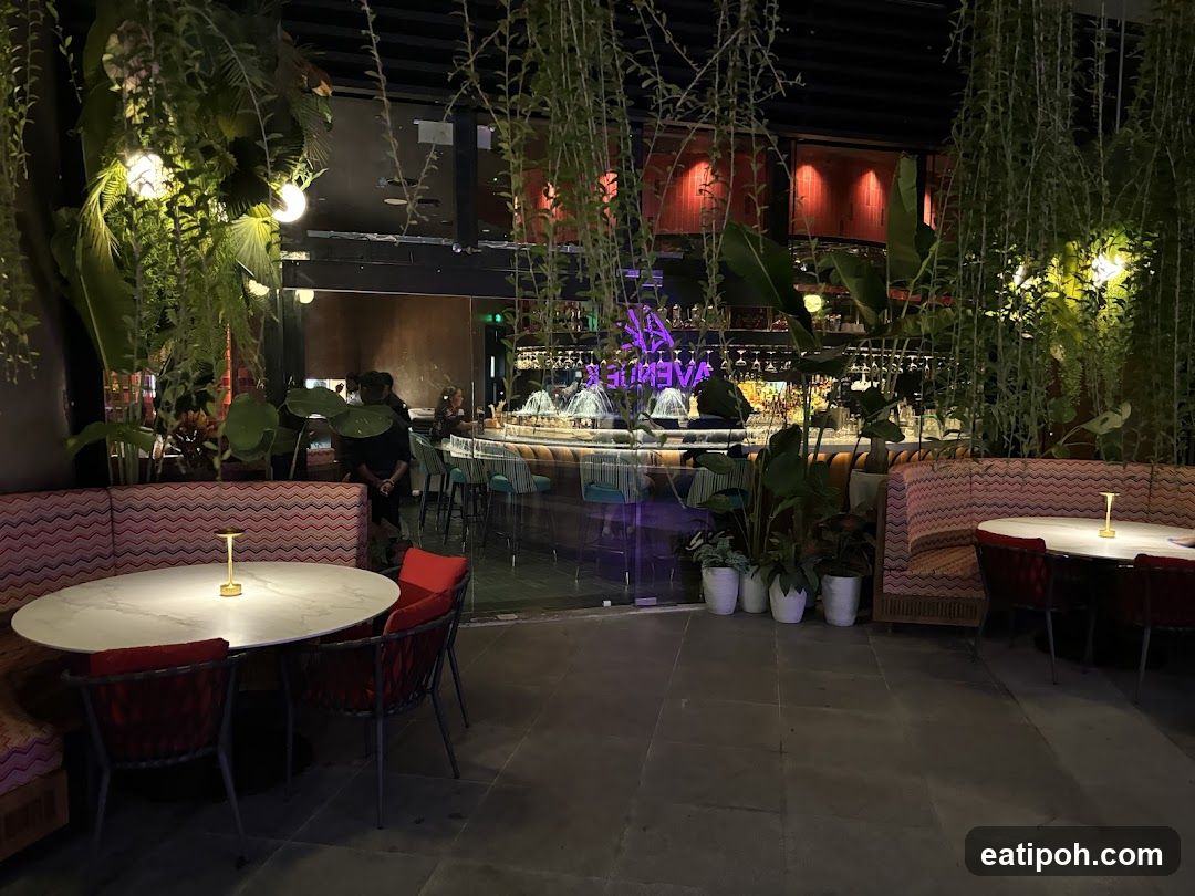 Restaurant Interior with Bar and Seating