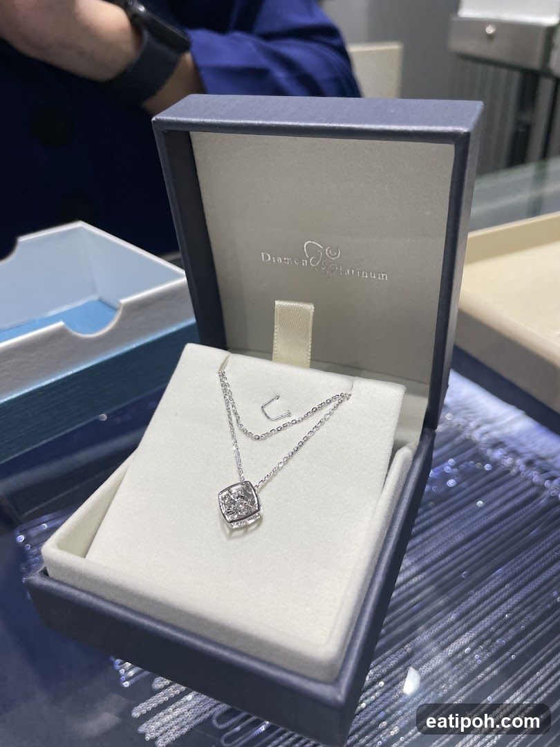 Diamond Necklace in a Box