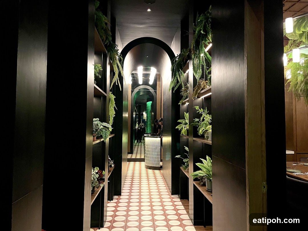 Restaurant Hallway