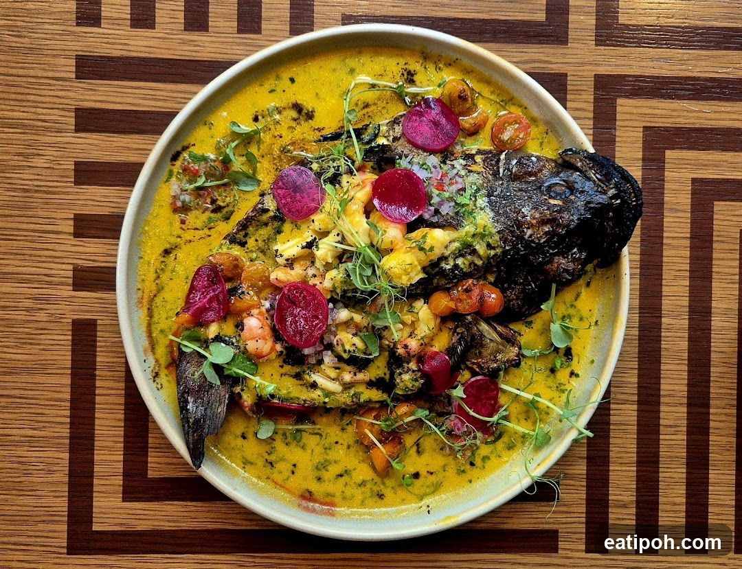 Whole Fish with Shrimp and Radish