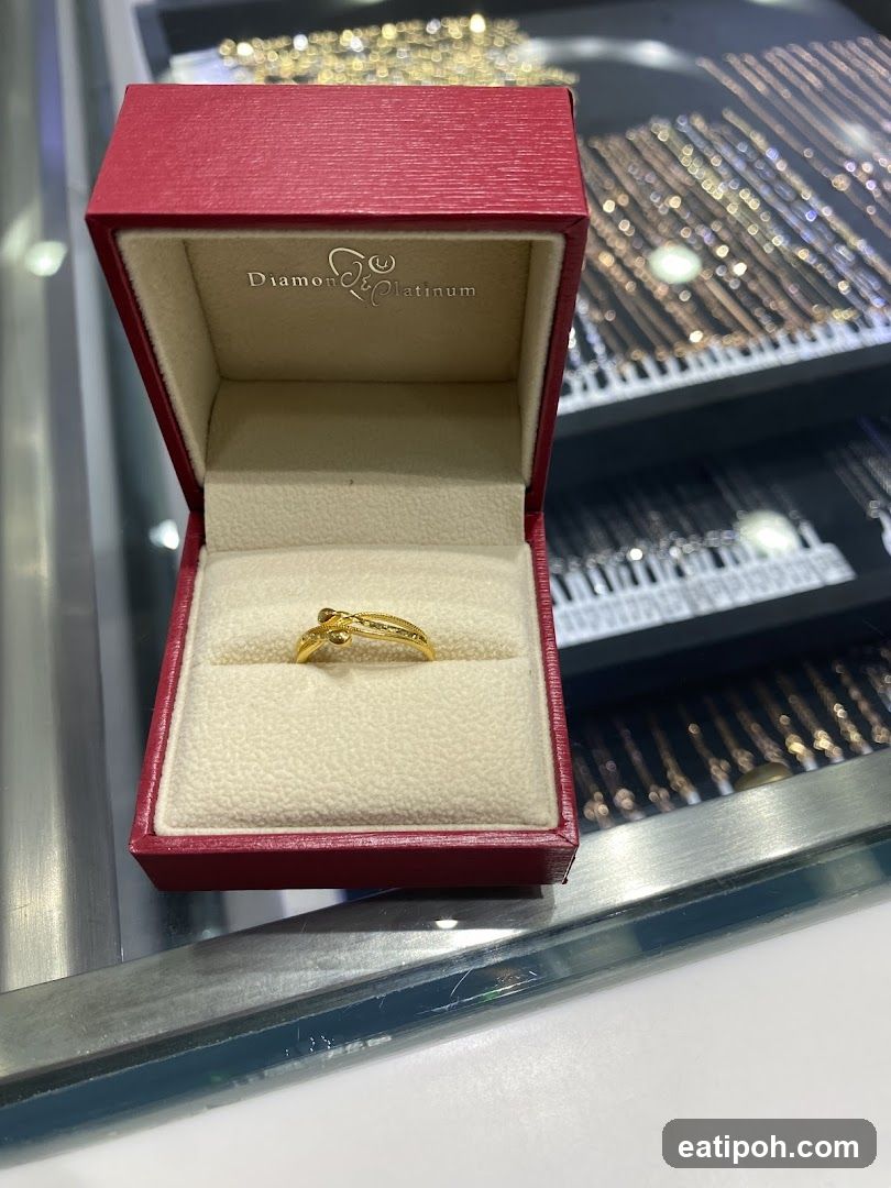 Gold Ring in Jewelry Box