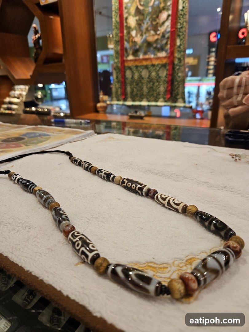 Tibetan Dzi Bead Necklace
