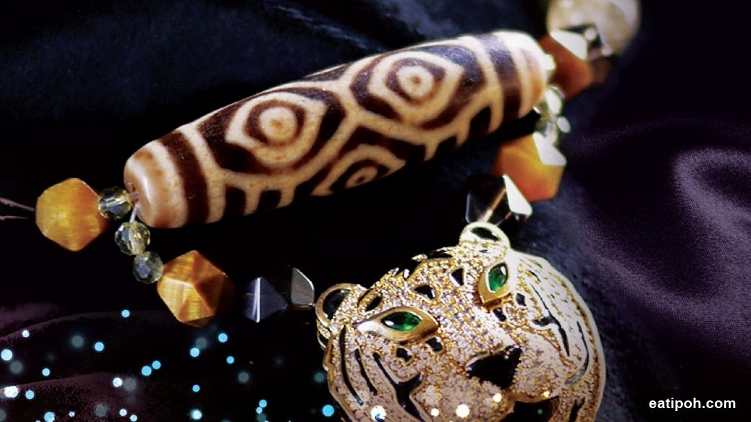 Tiger Pendant Necklace