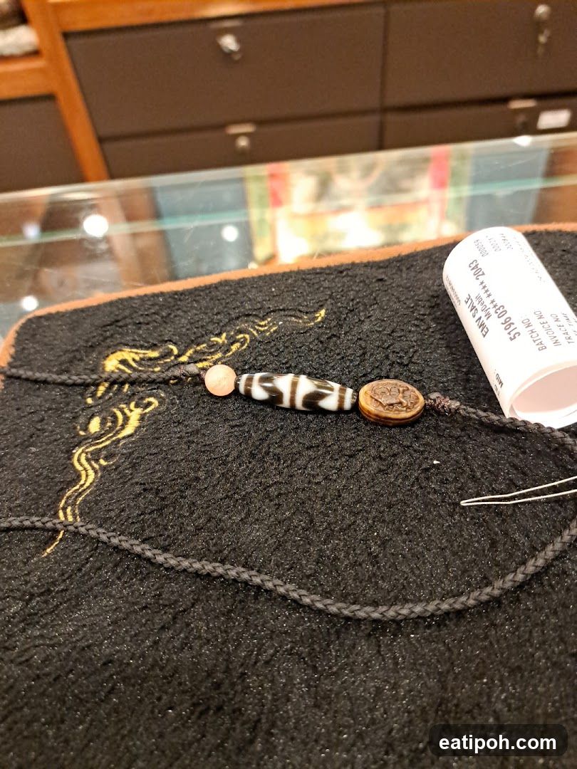 Beaded Bracelet with Receipt