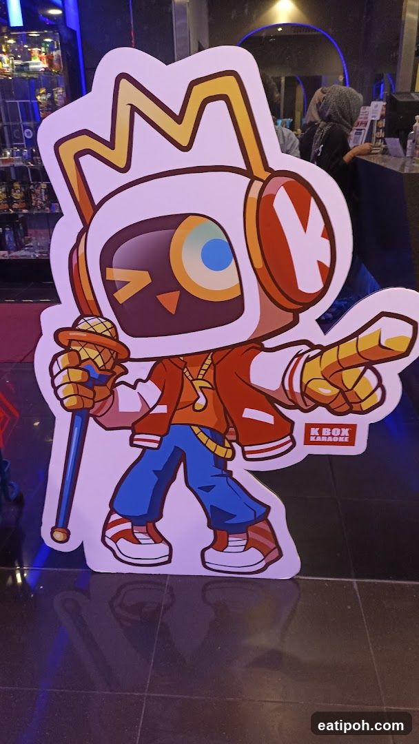 K Box Karaoke Mascot