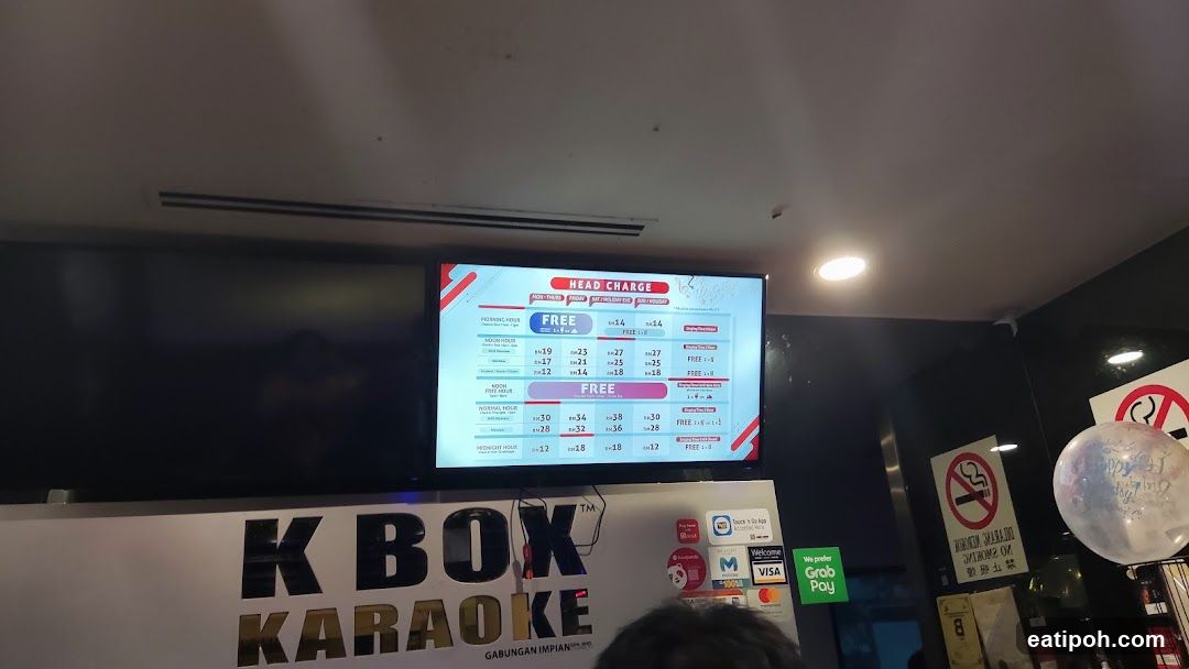 K Box Karaoke Head Charge