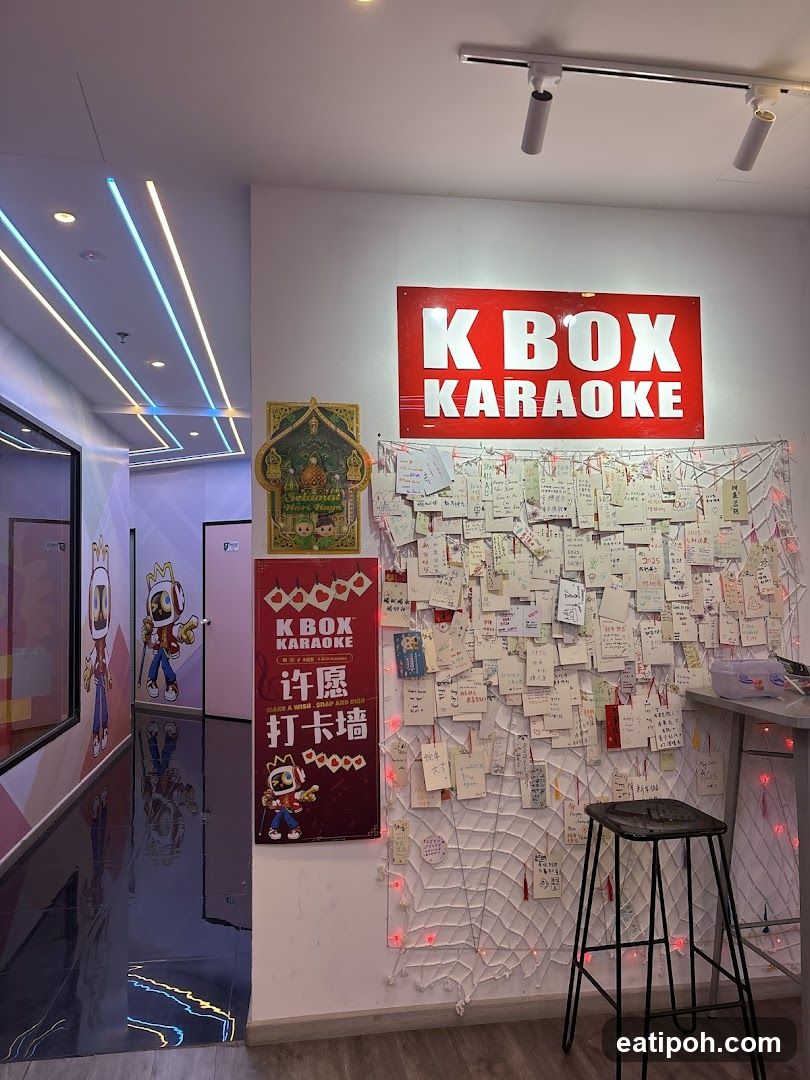 K Box Karaoke Interior