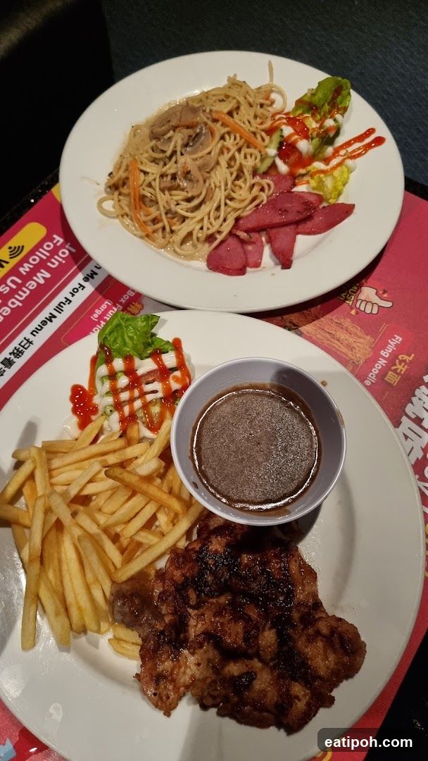 Two Plates of Food