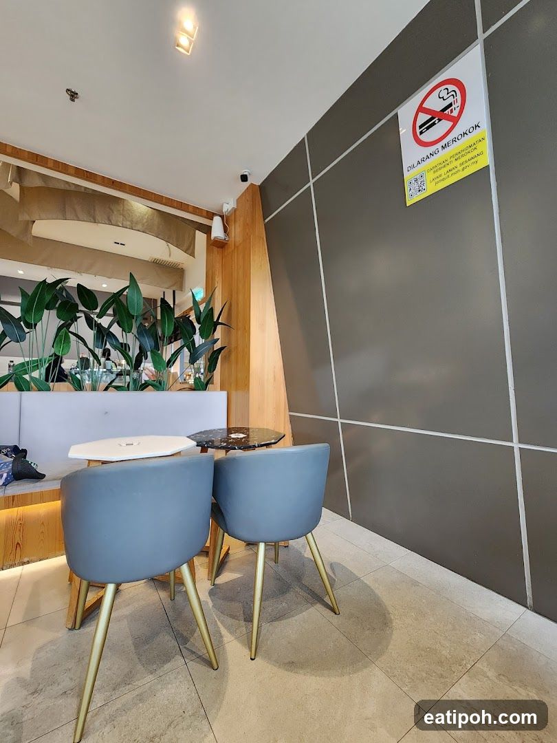 Cafe Interior with Seating