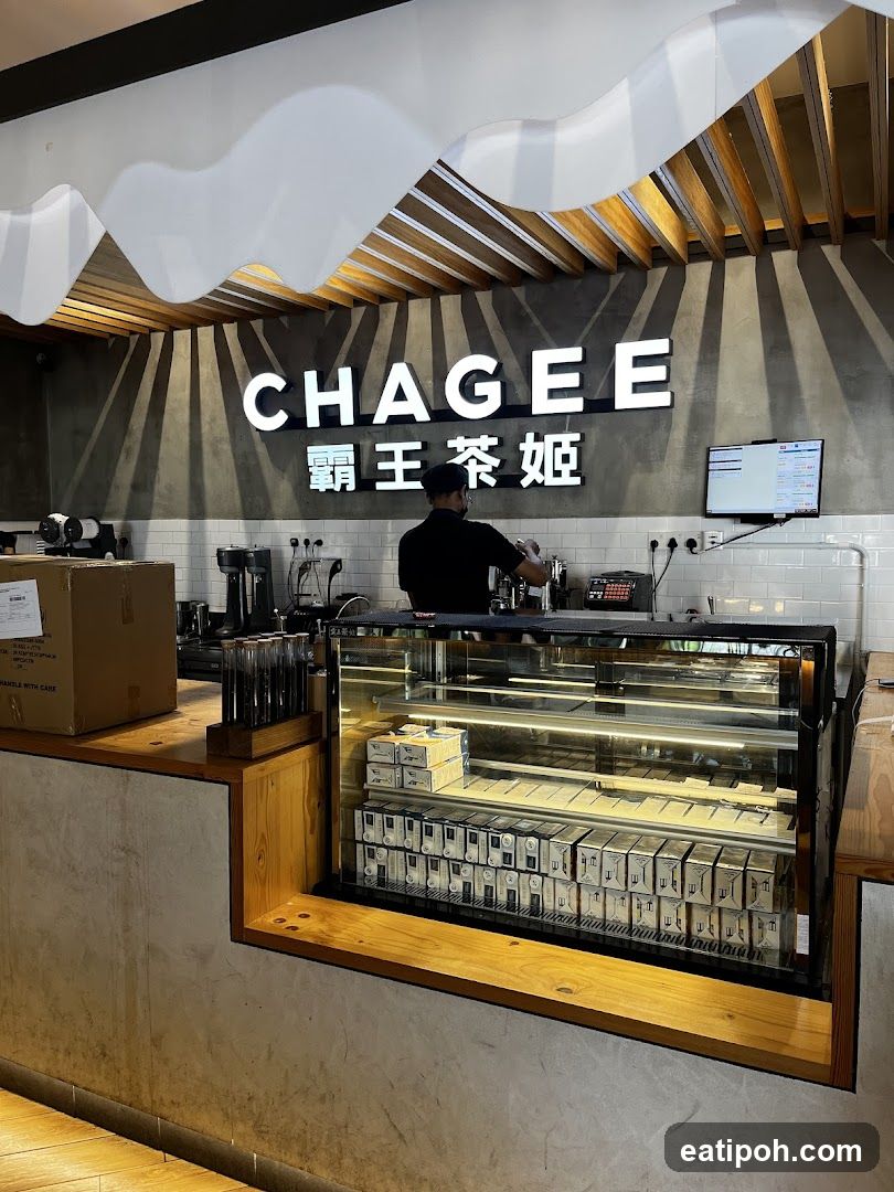 Chagee Tea Shop Interior