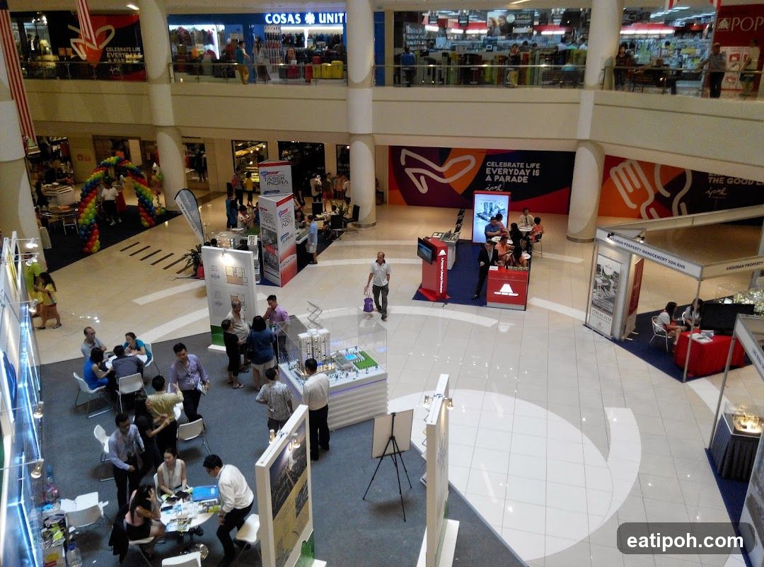 Mall Interior with Exhibition Booths