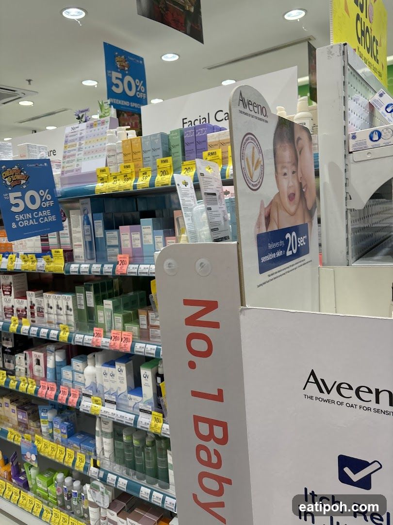 Health and Beauty Products Display