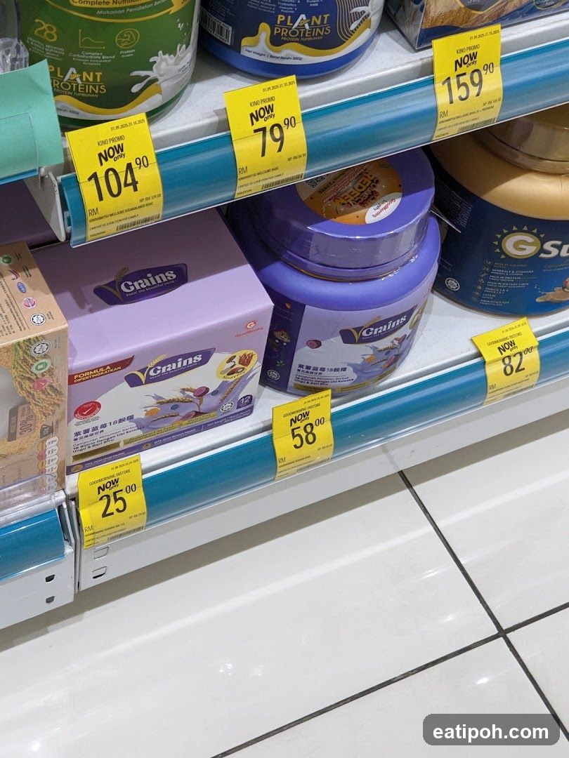 Product display with sale tags