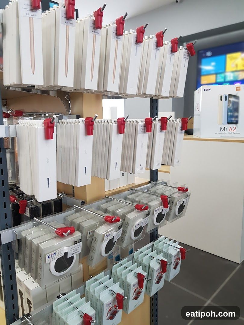 Electronic Accessories Display
