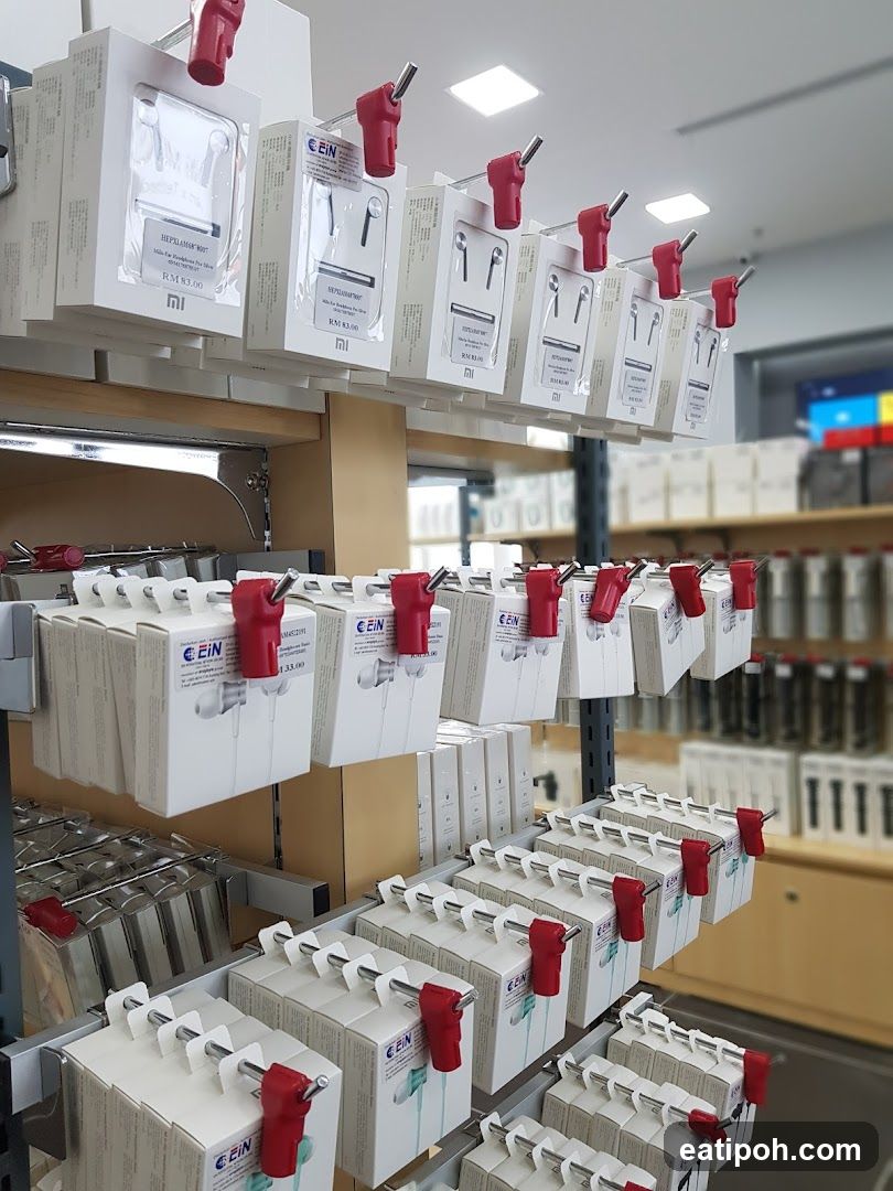 Earphones Display