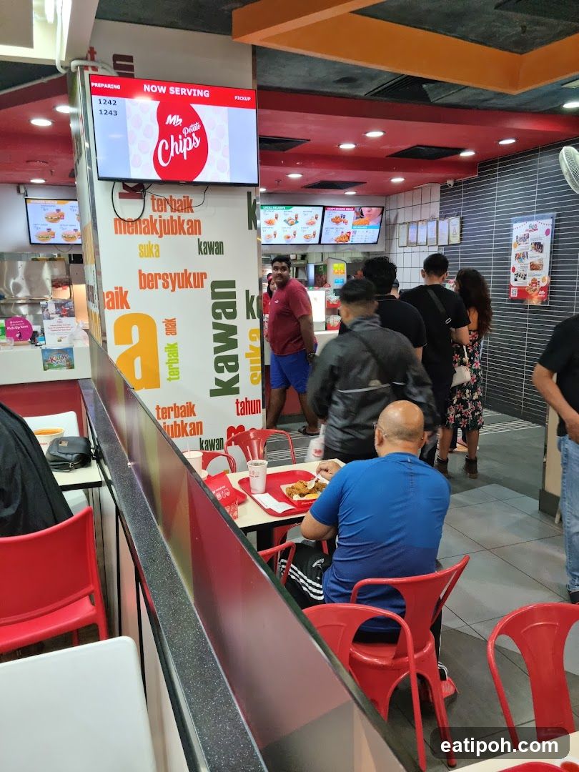 Fast Food Restaurant Interior