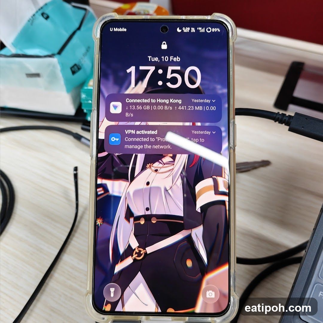 Smartphone Lock Screen