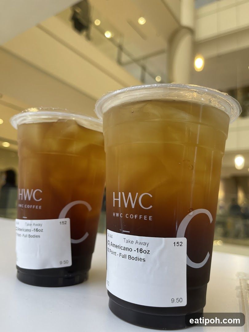 Two Iced Americanos