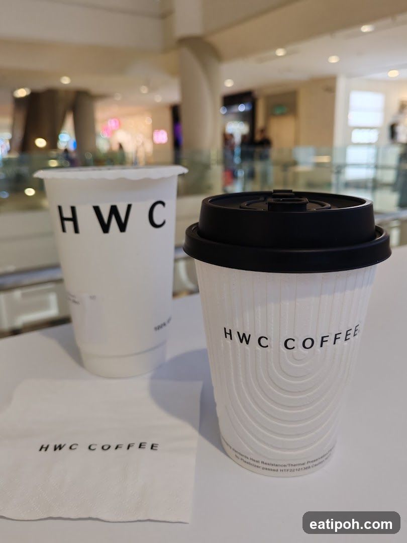 HWC Coffee Cups and Napkin