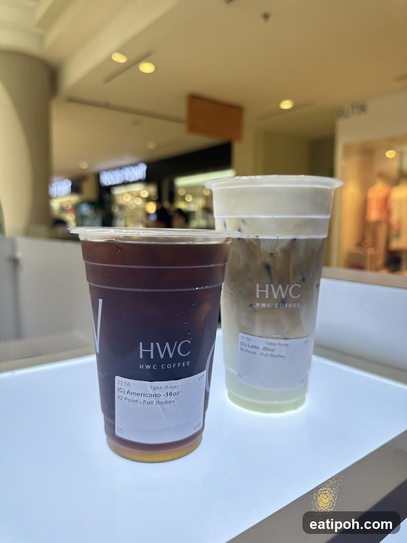 Two Iced Coffee Drinks