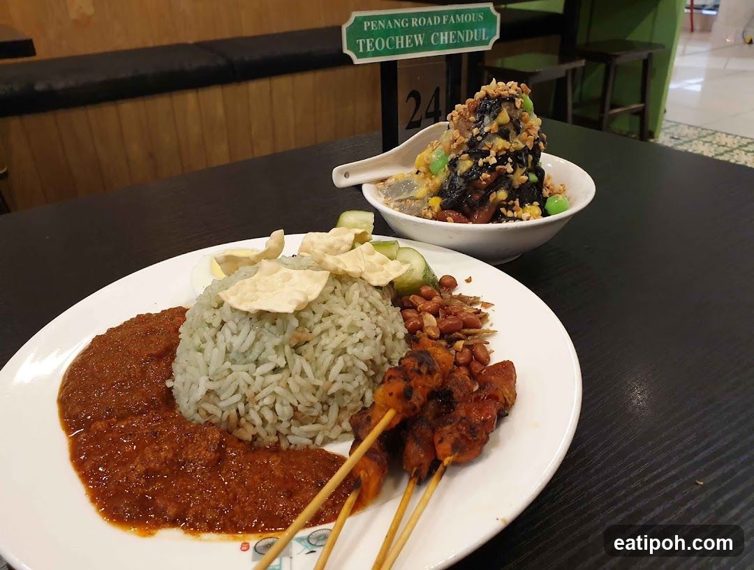 Nasi Lemak and Chendul