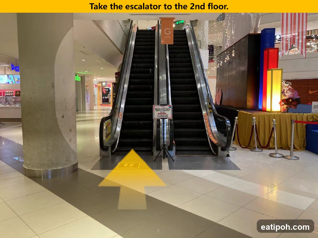 Escalator in a Mall