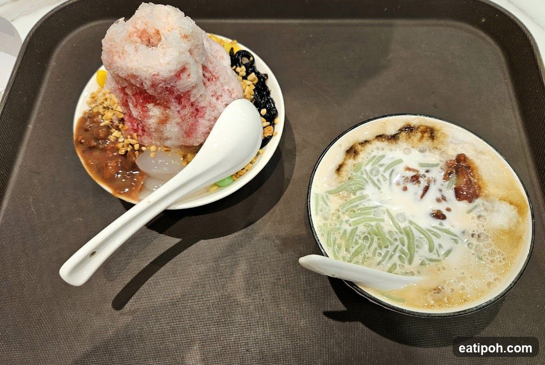 Desserts on a Tray